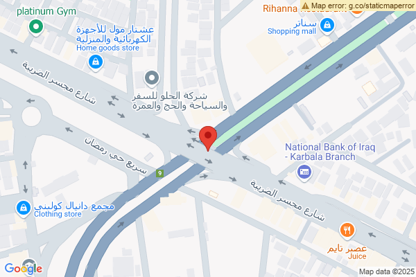 الخريطة أرض سكنية في النقيب، كربلاء