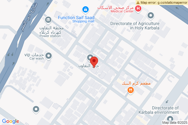 الخريطة أرض سكنية ركن