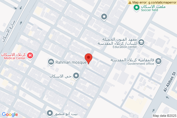 الخريطة ارض سکنی للبیع فی (الکفائات)