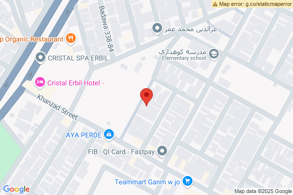 Map 2 Bedroom House in Erbil