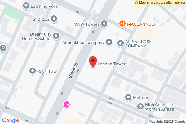 Map Apartment with Sami abdullrahman park view