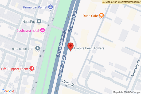 Map One Bedroom Apartment in Empire Pearl Towers