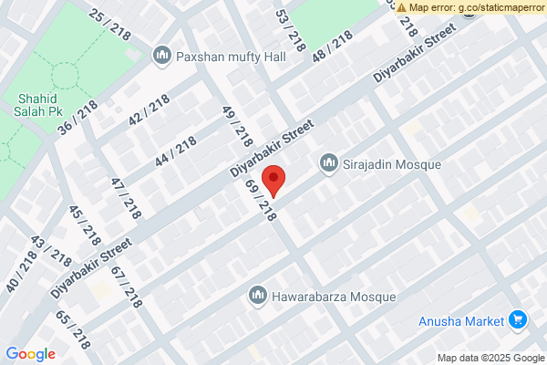 Map Old House in Sulaymaniyah
