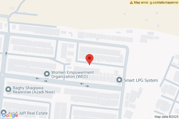 Map Spacious House for Rent in Erbil