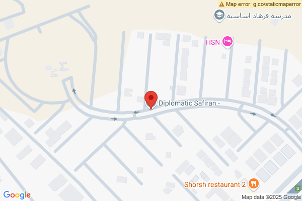 Map Spacious house in Diplomati Safiran