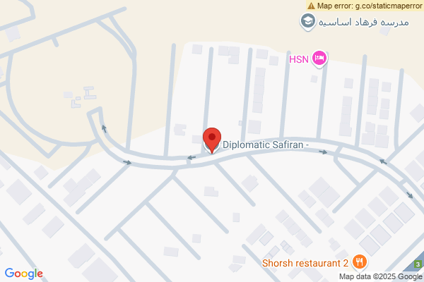 Map Spacious Home in Diplomati Safiran