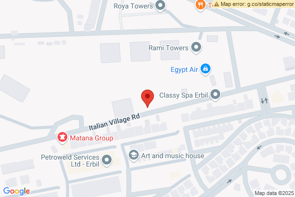 Map Luxurious Apartment in Rami Towers