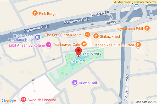 Map Modern Furnished Apartment in Sky Towers