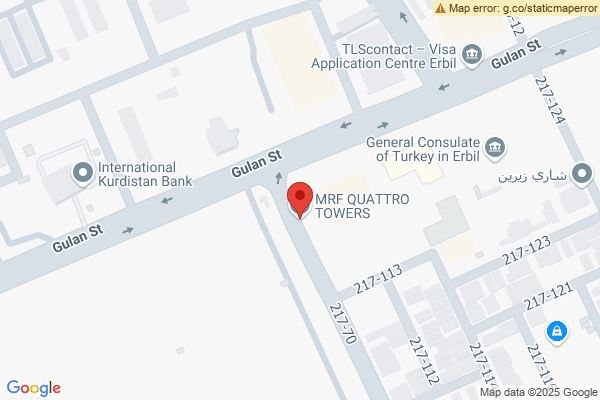 Map Modern Apartment in Quattro Towers