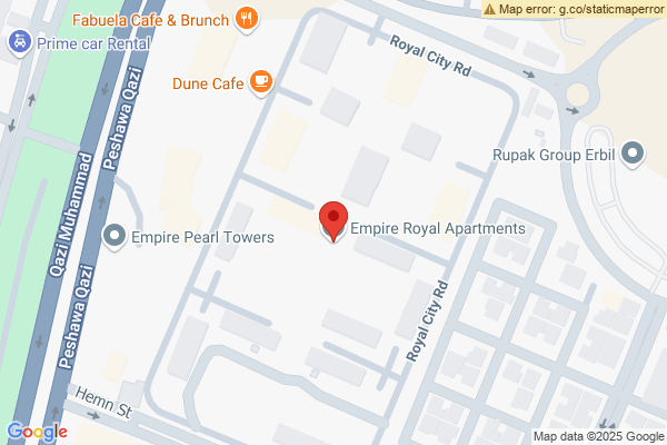 Map Furnished Apartment in Empire Royal