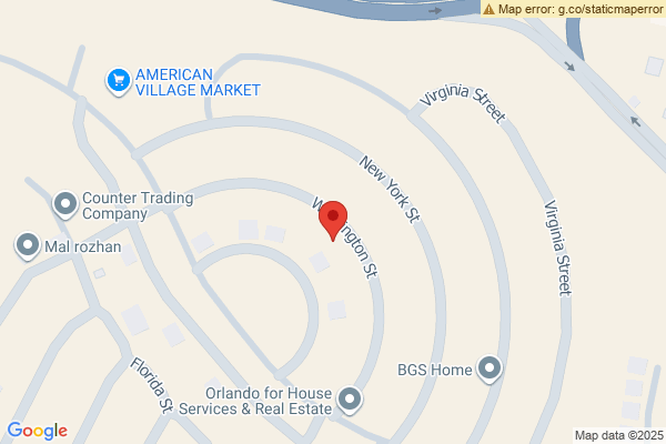 Map Modern Home in Erbil, American Village