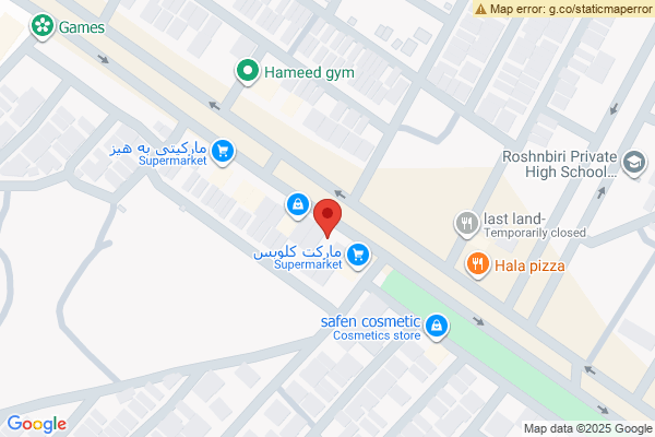 Map Spacious Commercial Building in Farmanbaran