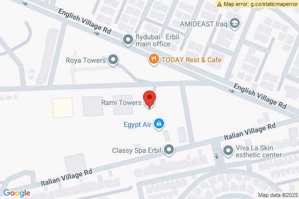Map Modern Apartment in Erbil