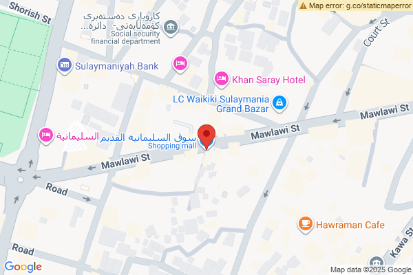 Map Commercial Building in Sulaymaniyah Bazaar