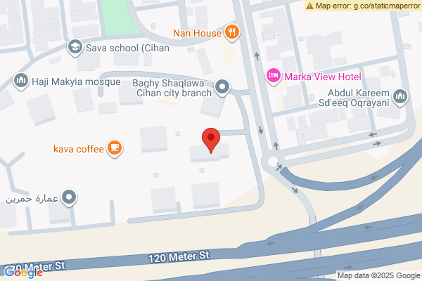 Map Modern Apartment with 2 Bedrooms