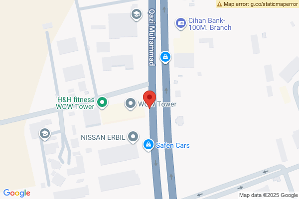 الخريطة شقة مؤثثة عصرية في أربيل