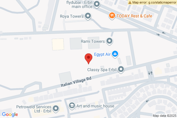 Map Modern Apartment in Rami Towers