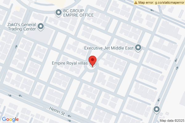 الخريطة فيلا فسيحة للإيجار في أربيل