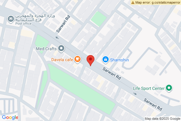 Map هوتێلی ڕاخراو بۆ فرۆشتن، لە سلێمانی، سەروەری