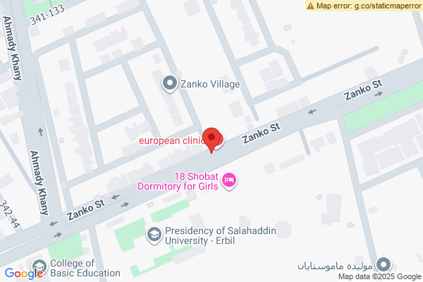 نەخشە بینایەکی بازرگانی شەش نهۆمی لە شەقامی زانکۆ