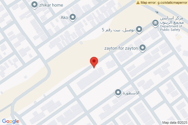 الخريطة منزل واسع مع 5 غرف نوم