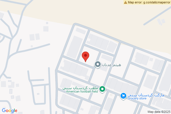 الخريطة منزل واسع 4 غرف نوم في أربيل