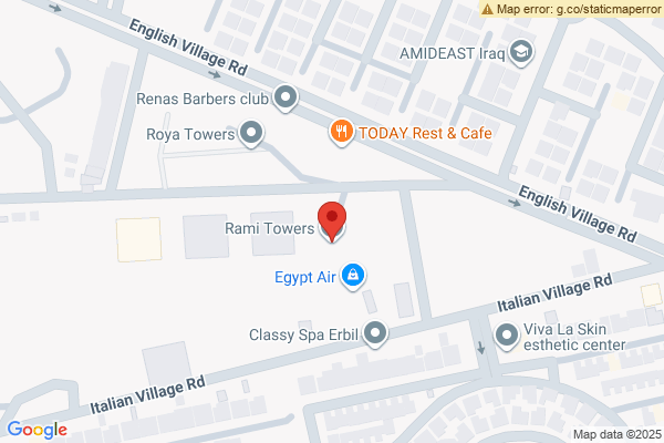 Map Luxury One-Bedroom Apartment in Erbil