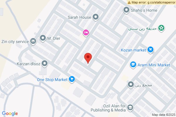 الخريطة شقة حديثة بغرفتي نوم في زين ستي