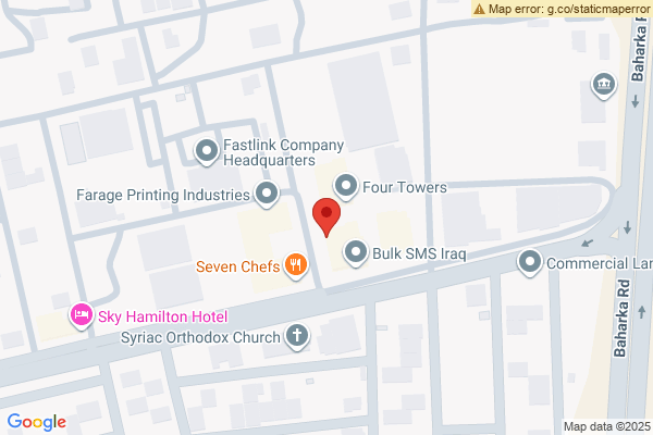 الخريطة شقة واسعة في 4 برج للإيجار