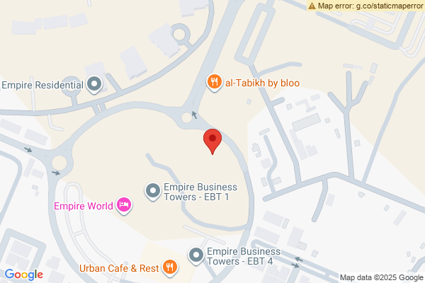 Map Office space available for rent in the Empire Business Tower