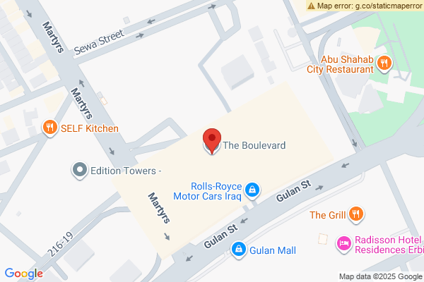 Map Corner Furnished Apartment in Erbil Boulevard