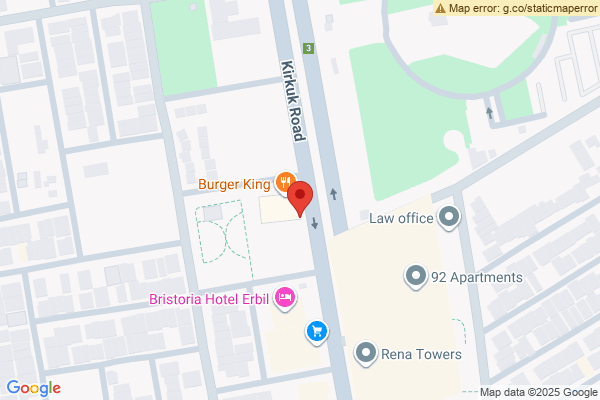 Map Elegant 1BR apartment Rona Towers, Erbil