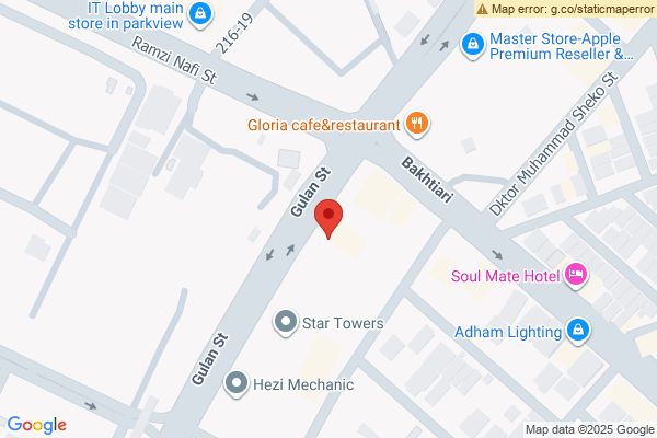 نەخشە شوقەیەکی مۆدێرن لە تاوەری کاڤالی