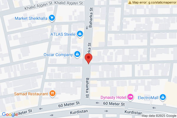 الخريطة فرصة استثمارية: مبنى تجاري في اربيل