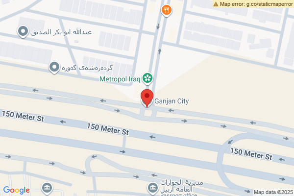 Map Spacious Family House in Ganjan City