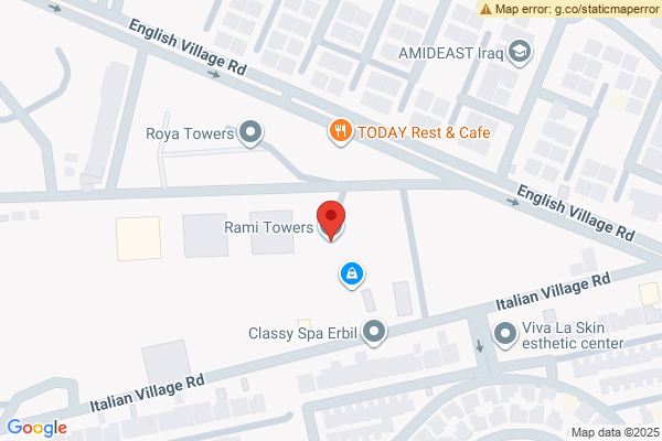Map Modern 1 Bedroom Apartment in Rami Towers