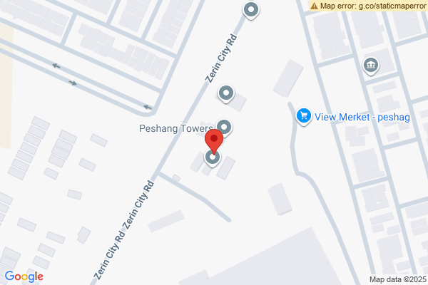 Map Cozy 2-Bedroom Apartment in Peshang Towers
