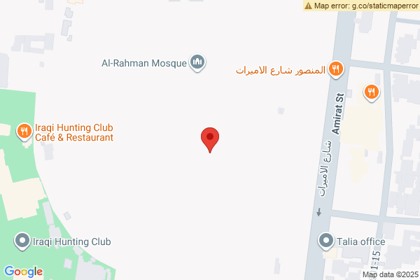 الخريطة منزل تجاري واسع في المنصور