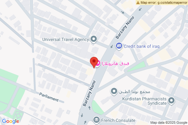 Map Cozy Family Home in Erbil