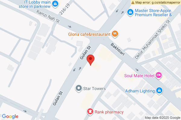 Map Apartment Opposite Garden