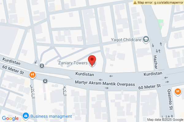 Map Modern 1 Bedroom Apartment in Zaniary Towers