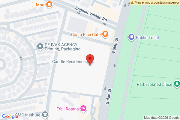 Map Cozy Apartment in Candle Residence