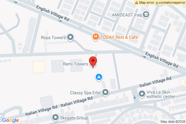 Map Modern One Bed Flat in Rami Towers