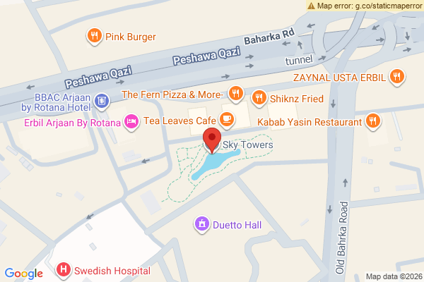 Map Spacious Apartment in Sky Towers