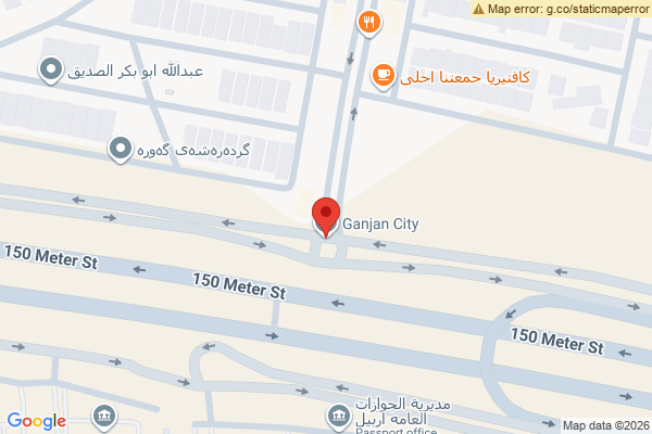 Map Modern 5-Bedroom House in Erbil