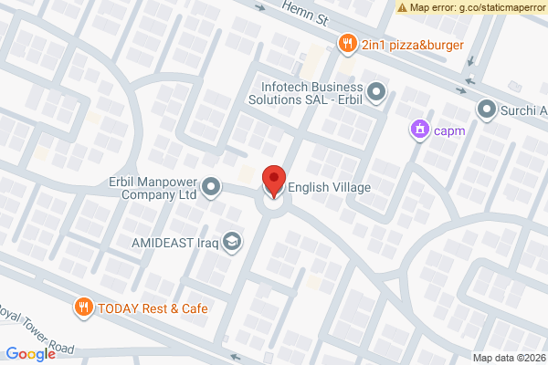 Map Spacious Office Space in English Village