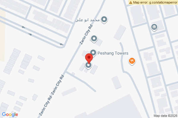 Map Modern 1-Bedroom Apartment in Erbil
