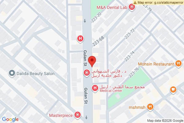 Map Spacious building for rent in Erbil