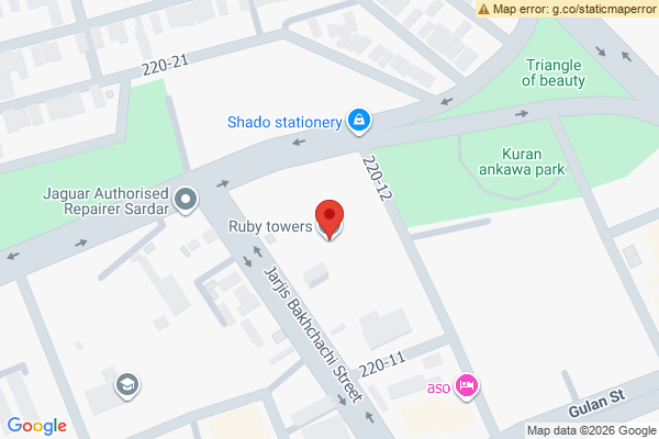 Map Modern Apartment in Ruby Towers