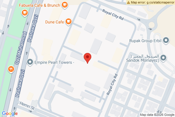 Map Apartment for rent in Empire Royal Apartment